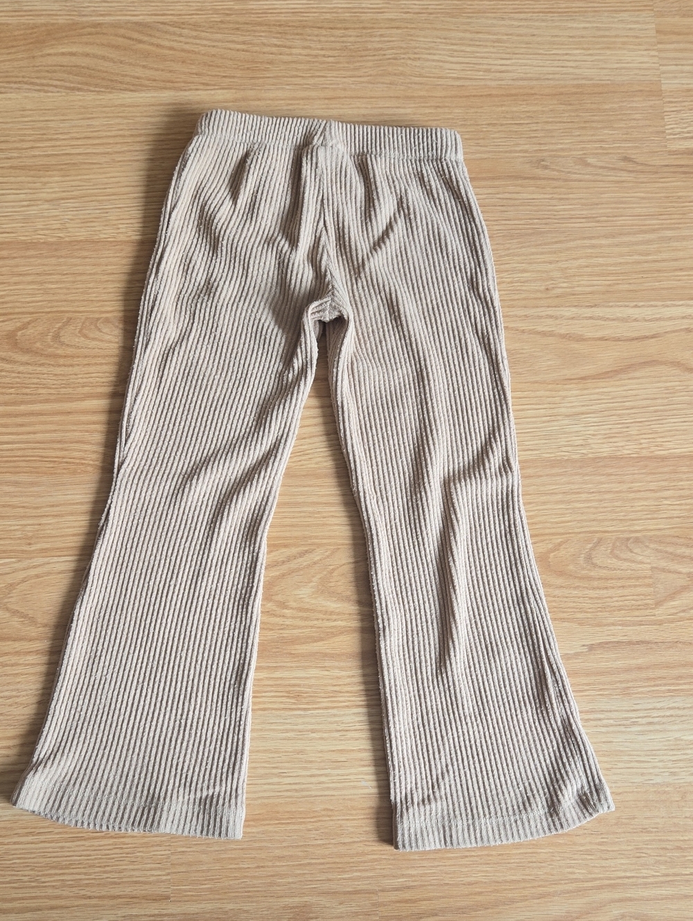 Nike Beige Fuzzy Corded Hoodie & Joggers Kids Set - Picture 8 of 11